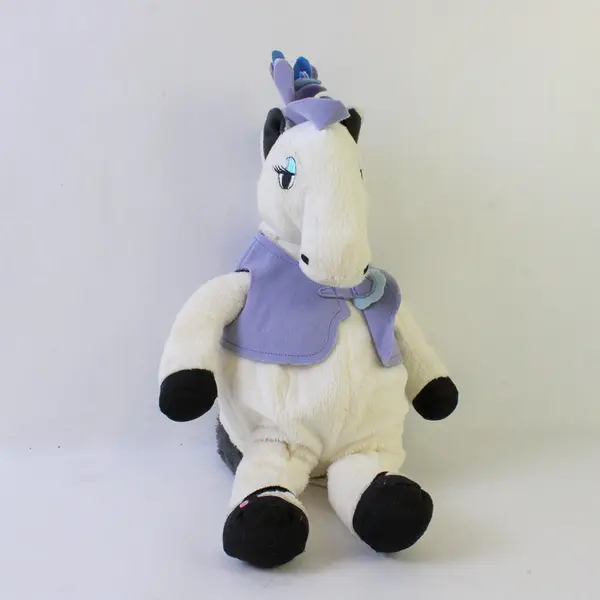 IKEA Zebra Plush Purple Vest & Hat Stuffed Animal 