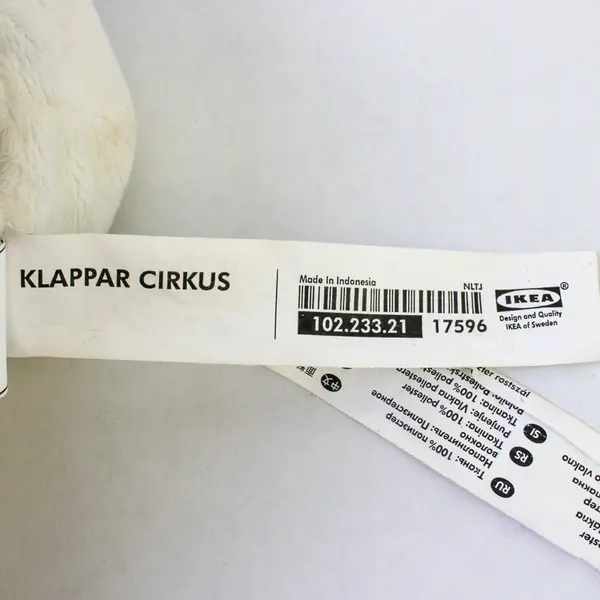 IKEA Zebra Plush Purple Vest & Hat Stuffed Animal 