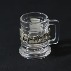 Budweiser Champion Clydesdales Shot Glass/Miniature Beer Mug 2.5" Tall