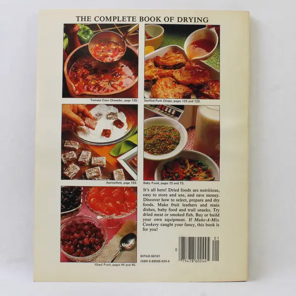 Vintage 1979 How to Dry Foods by Deanna DeLong Illustrated Paperback Good