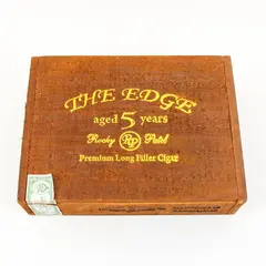 Vintage Wooden The Edge Rocky Patel Empty Cigar Box