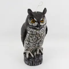 Vintage Dalen Owl Blow Mold 1990 16" Garden Decoy Made in USA