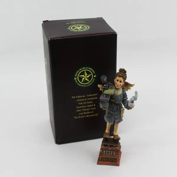 Boyds Bears & Friends "Ms. Pleasant - May I Help You?" 9" Figurine NEW