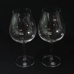 Lot Of 2 Ken Wright Cellars Matching Clear Glass Pinot Noir Wine Glasses 9.25"