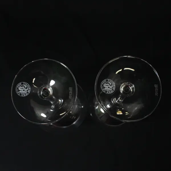 Lot Of 2 Ken Wright Cellars Matching Clear Glass Pinot Noir Wine Glasses 9.25"