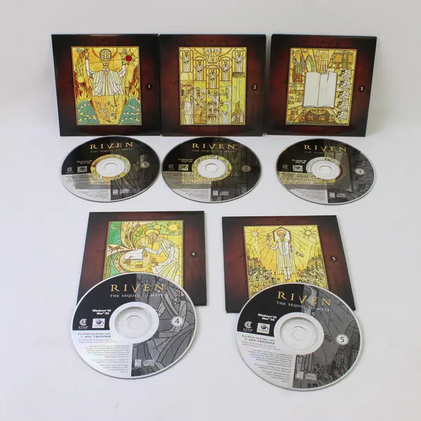 Riven - The Sequel To Myst, 5-CD-Rom Boxed Set 1997