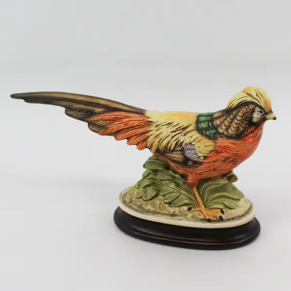 Set of 2 Vintage Ceramic Pheasant Figurines