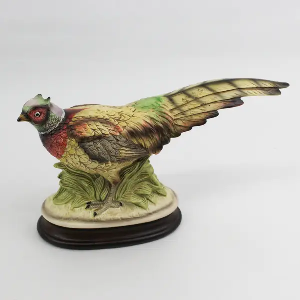 Set of 2 Vintage Ceramic Pheasant Figurines