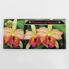 Flowers Of Hawaii Postcard Bonus Album 20 Cards Plus 20 Miniatures 
