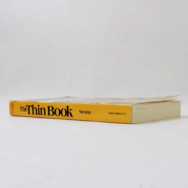Vintage The Thin Book Jeane Eddy Westin 1978 Paperback Good Condition