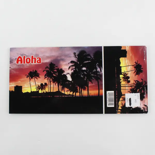Waikiki Beach Hawaii Postcard Album Bonus Book 12 Postcards 12 Miniatures