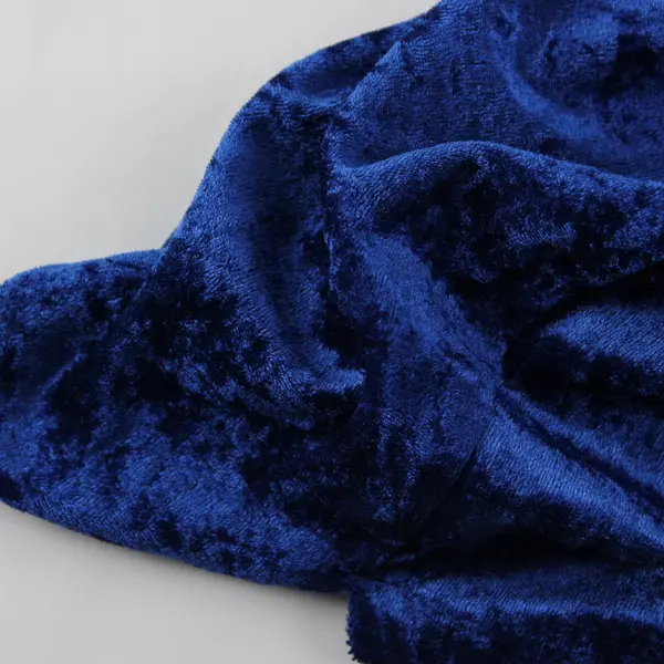 Avon Intimates Women's M Royal Blue Crushed Velvet Sleep Shorts