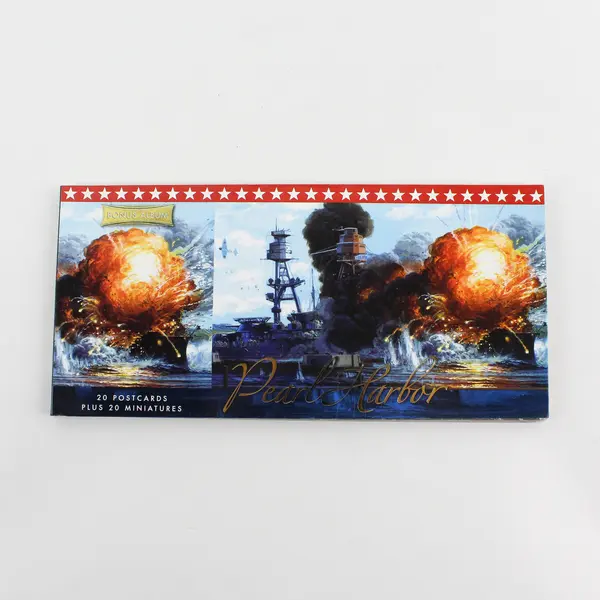 Pearl Harbor Postcard Bonus Album 20 Postcards 20 Miniatures 