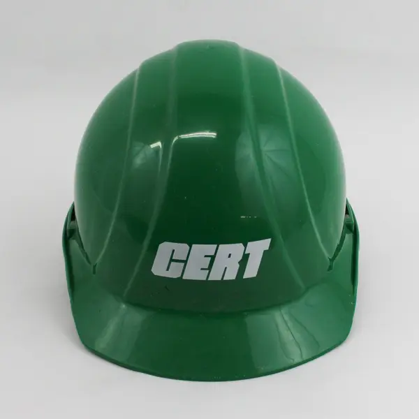 ERB Americana Cap-Style Safety Helmet Green CERT Size 6.5-8