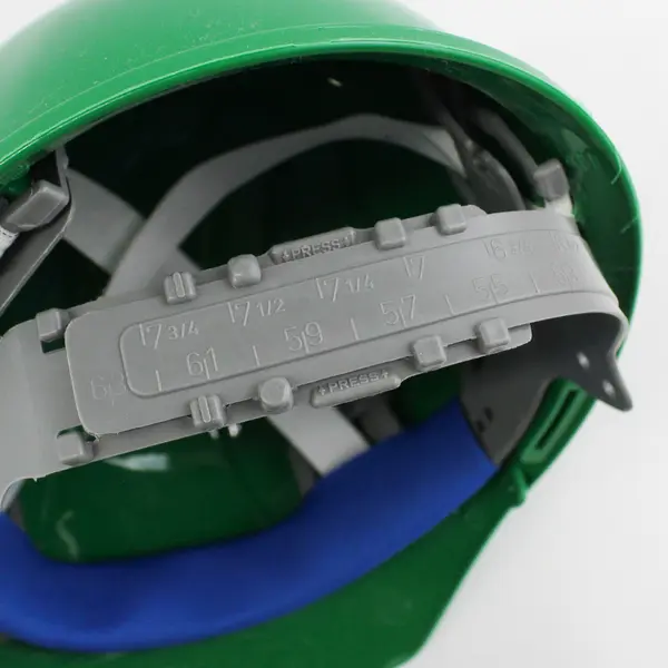 ERB Americana Cap-Style Safety Helmet Green CERT Size 6.5-8