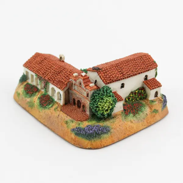 Mission De Oro Collection San Antonio Figurine "Old Spanish Mission Trust" #1409