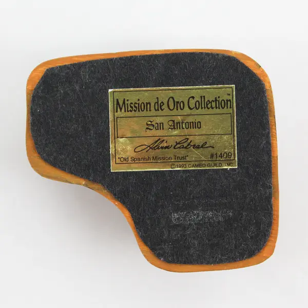 Mission De Oro Collection San Antonio Figurine "Old Spanish Mission Trust" #1409