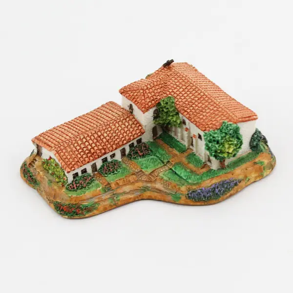 Mission De Oro Collection San Fernando Figurine Old Spanish Mission Trust #1410