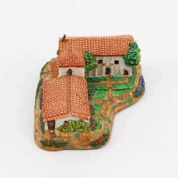 Mission De Oro Collection San Fernando Figurine Old Spanish Mission Trust #1410