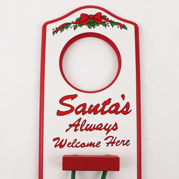 House Of Lloyd Christmas Around The World "Welcome Santa Door Chime" 1990