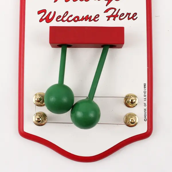 House Of Lloyd Christmas Around The World "Welcome Santa Door Chime" 1990