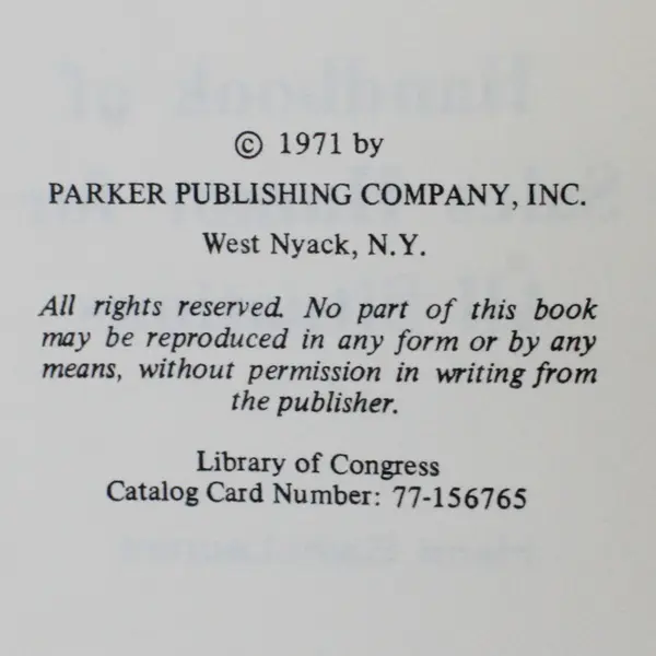 VTG Handbook of Sales Humor for All Situations Henri Saint-Laurent 1971 HC No DJ