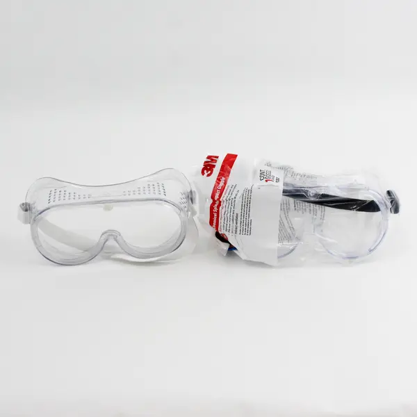 Lot of 2 3M Safety Goggles - 1 New Sealed, 1 Used PPE