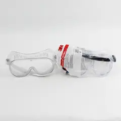 Lot of 2 3M Safety Goggles - 1 New Sealed, 1 Used PPE