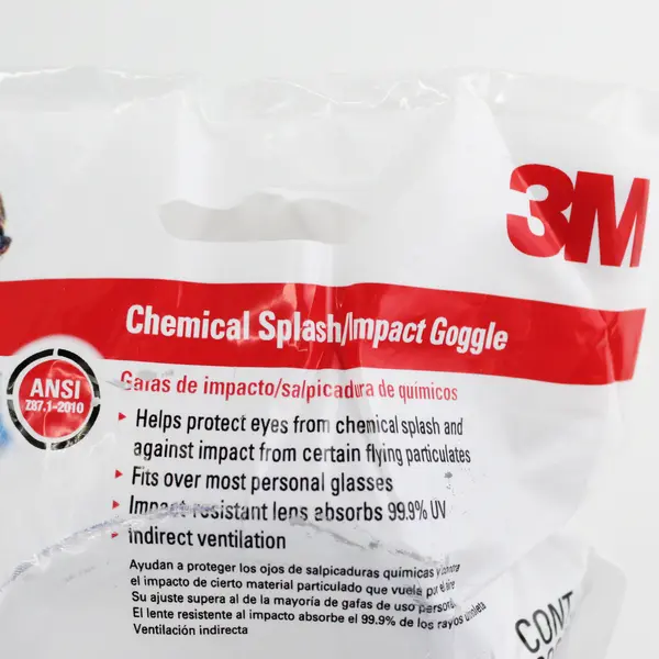 Lot of 2 3M Safety Goggles - 1 New Sealed, 1 Used PPE