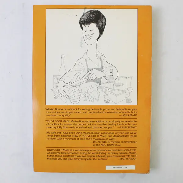 You've Got It Made Marian Burros Make-Ahead Meals 1984 Paperback Good