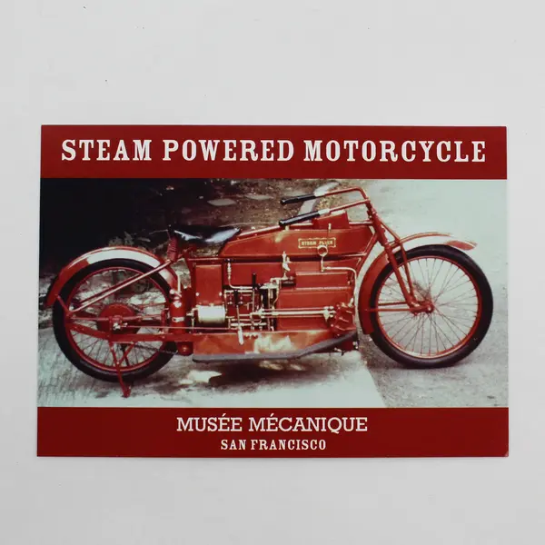 Lot Of 9 Steam Flyer Steam Powered Motorcycle Postcards Musee Mecanique 