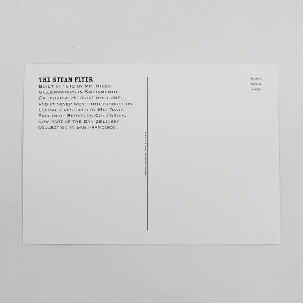 Lot Of 9 Steam Flyer Steam Powered Motorcycle Postcards Musee Mecanique 