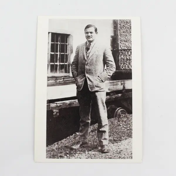 Ernest Hemingway 1926 Postcard Culver Pictures Fotofolio Reprint 