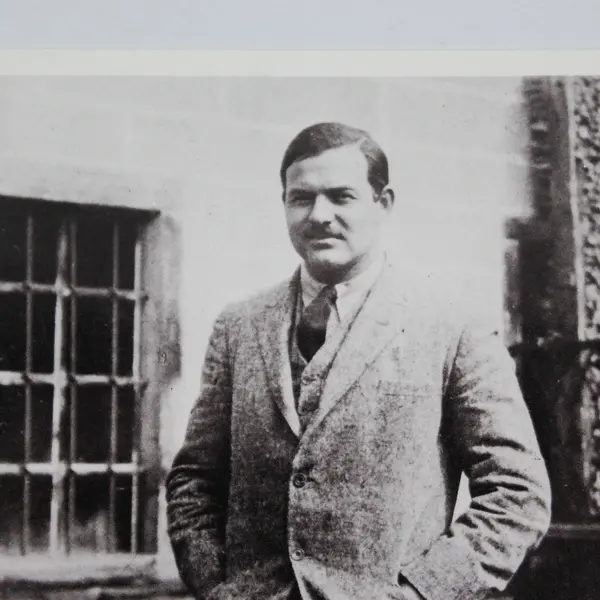 Ernest Hemingway 1926 Postcard Culver Pictures Fotofolio Reprint 