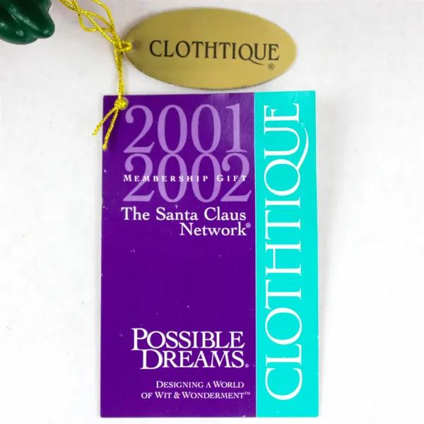 Possible Dreams Clothtique Santa's Slalom 2001/2002 Santa Claus Network