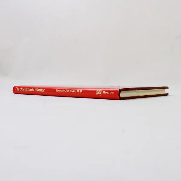 Vintage The One Minute Mother by Spencer Johnson 1983 HC DJ First Edition Good