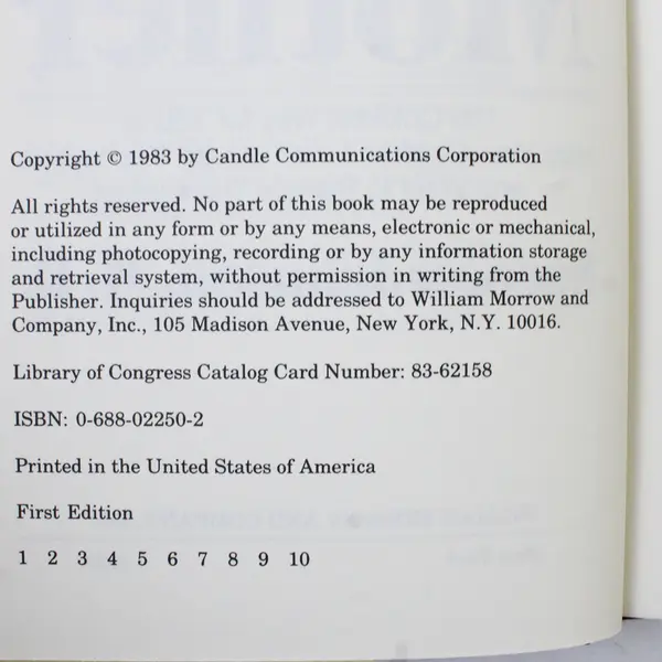 Vintage The One Minute Mother by Spencer Johnson 1983 HC DJ First Edition Good