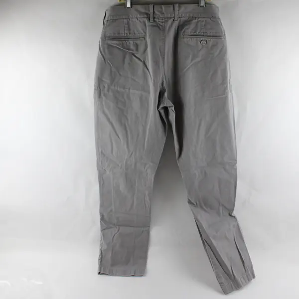 J.Crew Men's 32x32 Gray The Sutton Everyday Chinos Flat Front Straight Leg Pants