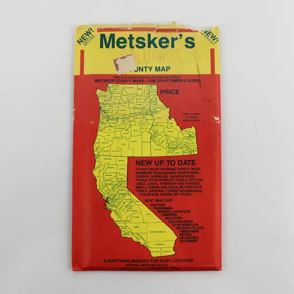 Lot Of 2 Vintage Columbia County Clatsop County Oregon Metsker's Maps