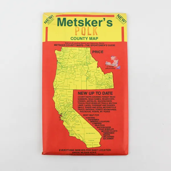 Lot Of 3 Vintage Marion County Polk County Yamhill County Oregon Metsker's Maps