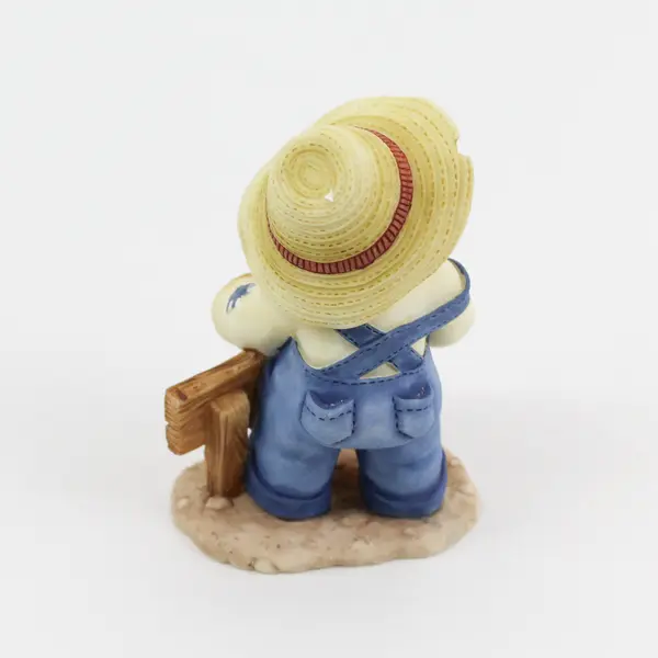 1999 Enesco Cherished Teddies Halloween Pumpkin Carving Set W/ Ed Figurine COA