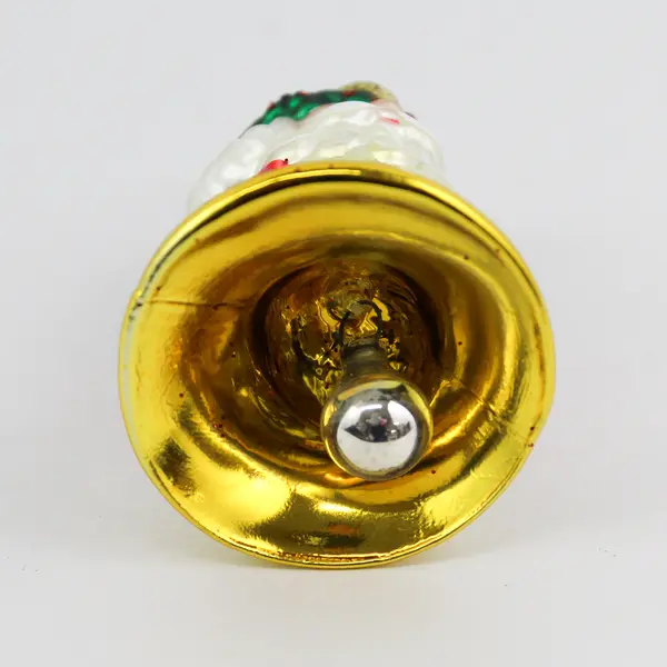 2001 Inge-Glas Nostalgie Santa Claus Bell Ornament In Original Box
