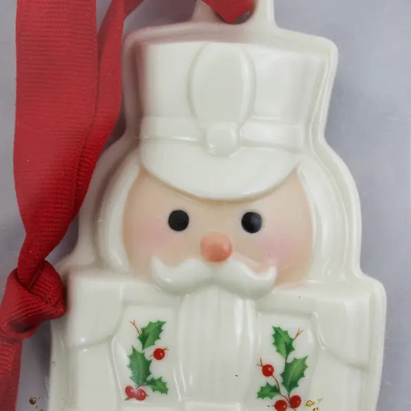 LENOX Ceramic Nutcracker Cookie Press Ornament 