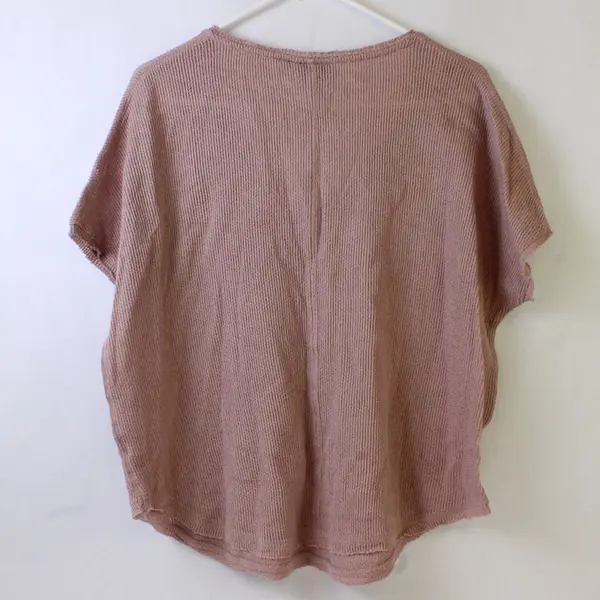 Urban Outfitters Out From Under Women's S Mauve V Neck Pullover Knit Top