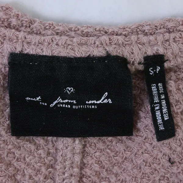 Urban Outfitters Out From Under Women's S Mauve V Neck Pullover Knit Top