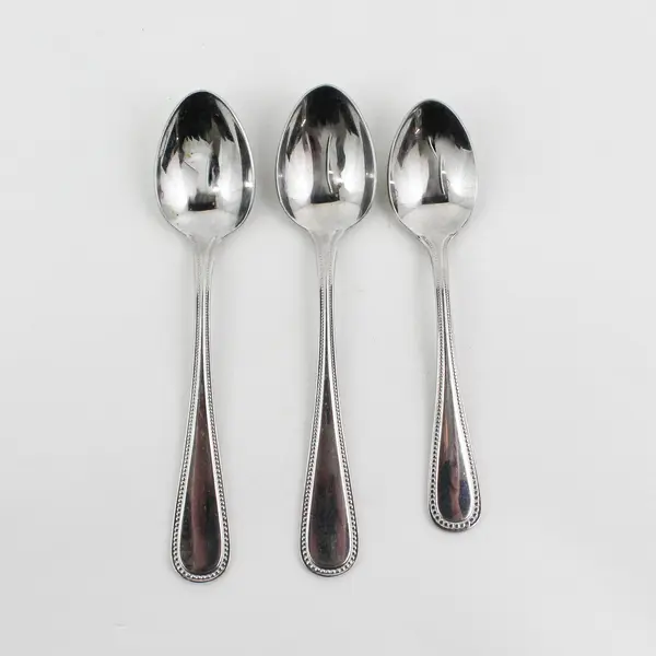 Lot of 3 Villeroy & Boch Bordeaux Pattern 18/10 SS 2 Teaspoons 1 Small Teaspoon