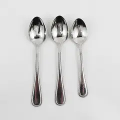 Lot of 3 Villeroy & Boch Bordeaux Pattern 18/10 SS 2 Teaspoons 1 Small Teaspoon