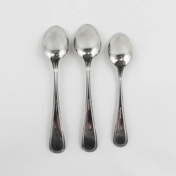 Lot of 3 Villeroy & Boch Bordeaux Pattern 18/10 SS 2 Teaspoons 1 Small Teaspoon
