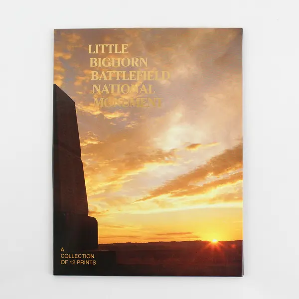 Little Bighorn Battlefield National Monument Set Of 12 Souvenir Prints