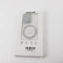 Unbranded iPhone15 Pro Max Silver & Clear Magnetic Phone Case + Screen Protector